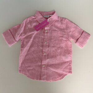 NEW Janie and Jack Linen Button Down